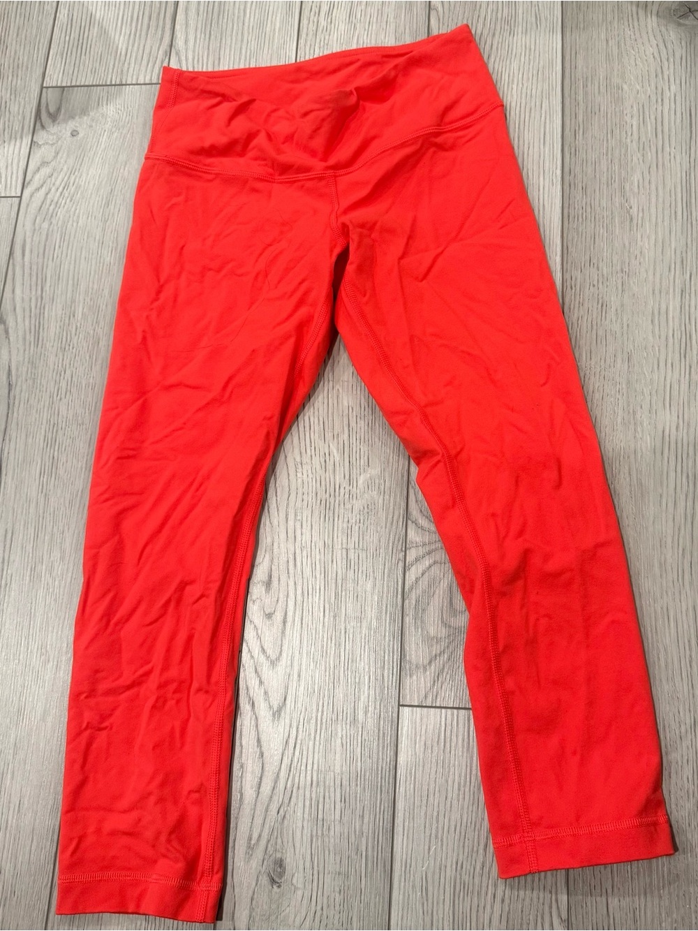 lululemon athletica Red Capri Leggings
